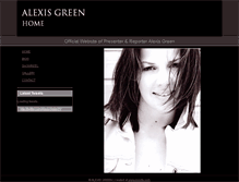 Tablet Screenshot of alexisgreen.co.uk